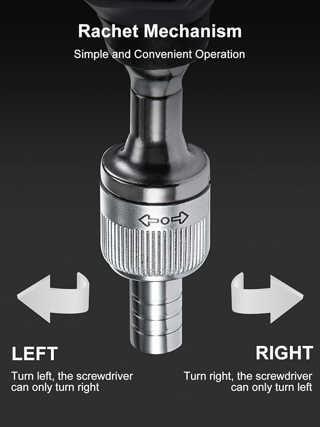 GROWNEER Upgraded Digital Torque Screwdriver, 3.5-70.8 In-lbs/0.4-8 Nm, 1/4'' Drive Inch Pound Rachet Torque Screwdriver Electrician with Buzzer & LED Indicator, Torque Wrench Screwdriver Set