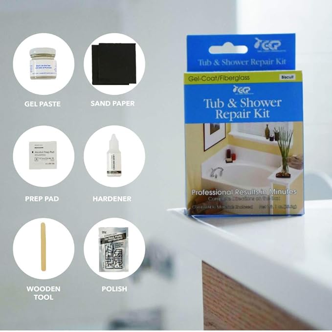Tub and Shower Repair Kit - Biscuit