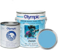 Olympic Pool Paint - Zeron - Blue Ice - 1 Gallon - two-part epoxy swimming pool paint - one-coat for plaster, fiberglass, steel and aluminum pools.