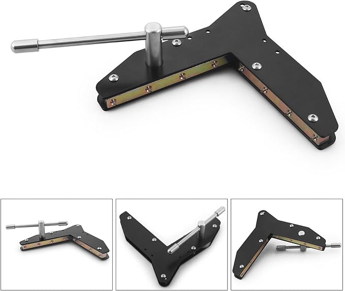 Miter Clamps Aluminum Alloy Compatible with Woodworking/Corner Clamps Fit for Making Window Casing, Door Casing, Picture Frames, Cabinet Trim (1pcs)