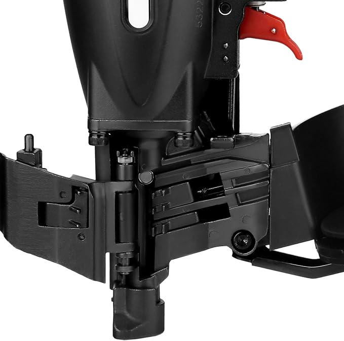 3PLUS HCN45SP 11 Gauge 15 Degree 3/4" to 1-3/4" Coil Roofing Nailer Pneumatic Roof Nail Gun
