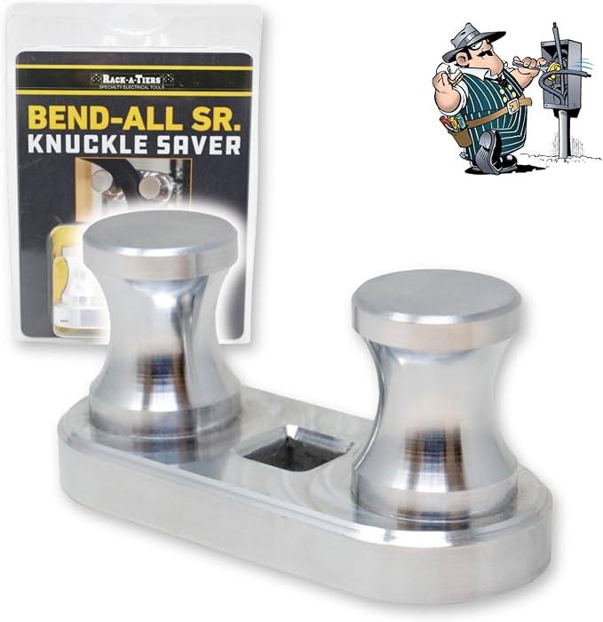 Rack-A-Tiers Bend-All Sr. - 1/2" Ratchet Cable/Wire Bender, For 3AWG-750 MCM, Aircraft Aluminum Wire Bending Tool, Wire Bending Hand Tool, Electrical Wire Bender (77460)