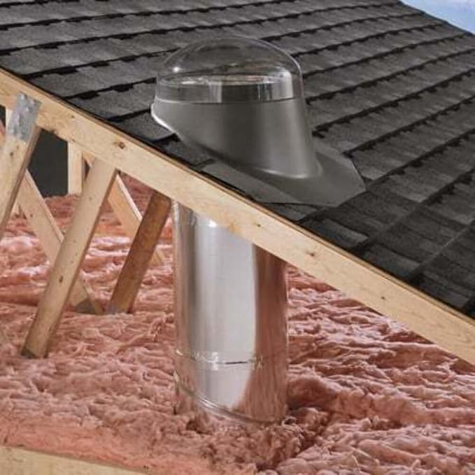 Velux TMR 010 0000 Sun Tunnel, 10" Tubular Skylight w/Rigid Tunnel & Pitched Flashing