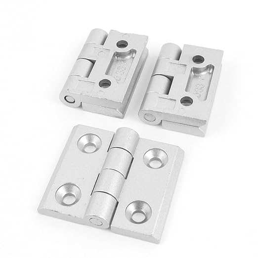 uxcell a15112300ux1352 Uxcell a15112300ux1352 Gate Aluminum Alloy Weld able Door Butt Hinge Silver Tone 3pcs, Aluminum (Pack of 3)
