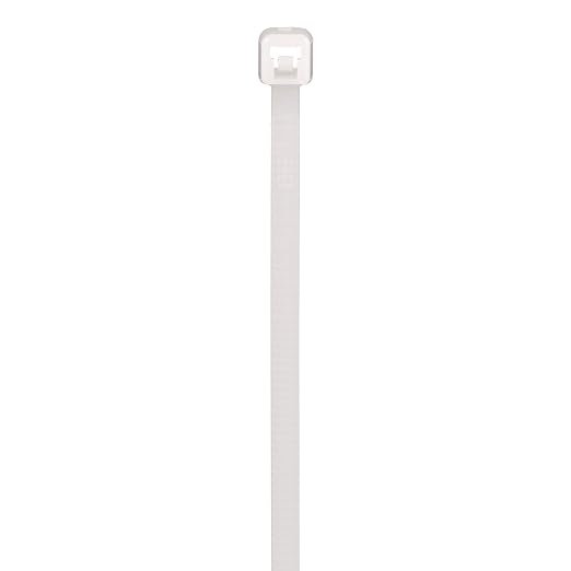 Panduit PLT1.5M-M Locking Cable Tie, Miniature, Nylon 6.6, 5.6-Inch Length, Natural (1,000-Pack)