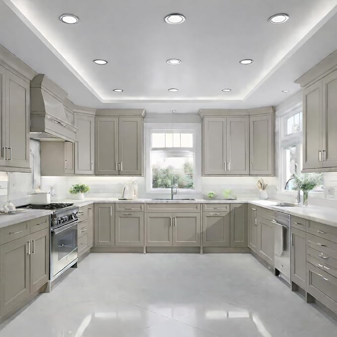 ALL-IN-ONE Paint by Heirloom Traditions, Oyster (Neutral Taupe), 8oz Sample - Durable cabinet and furniture paint. Built in primer and top coat, no sanding needed. Includes our 30 featured color card.