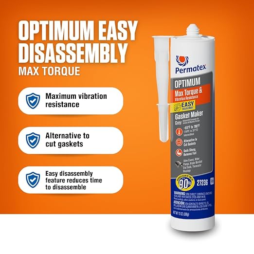 Permatex 27236 Optimum Grey Gasket Maker 13 oz