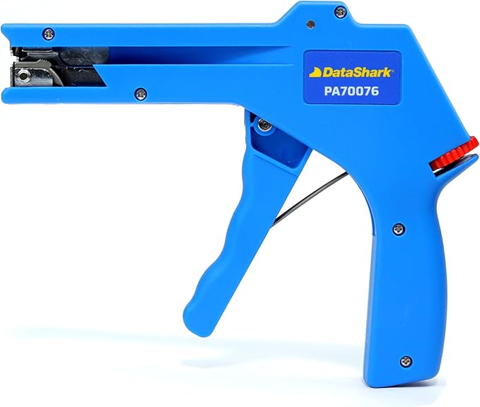 DataShark PA70076 Cable Tie Gun | Zip Tie Designed for Cable Ties up to 1/4" Wide