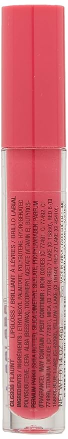 L.A. COLORS High Shine Lipgloss, Flaunt CLG938 (Pack of 2)