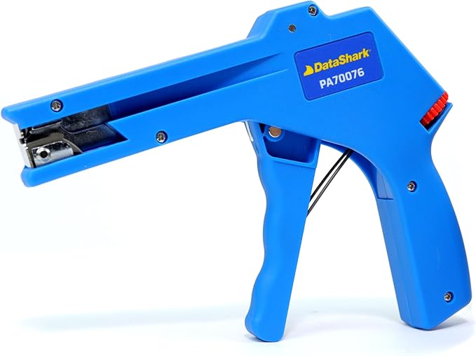 DataShark PA70076 Cable Tie Gun | Zip Tie Designed for Cable Ties up to 1/4" Wide