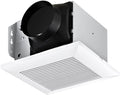 JOEAONZ Bathroom Exhaust Fan 110 CFM Very Quiet with Matel Housing, Ceiling Mount Ventilation Fan Large Air-flow Capacity, Energy-Saving Household Bath Vent Extractor, White Plastic Grille