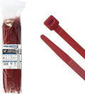 Kable Kontrol Cable Zip Ties, 14 Inch, 100 Pcs, HD 120lbs Test, Red | Nylon Plastic, Self Locking, UL Listed, Indoor Use