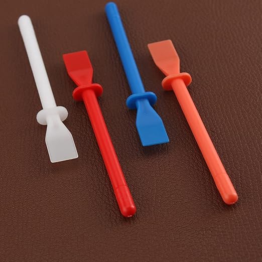 Healifty Tools Repair Kit Silicone Glue Brush 6pcs Glue Smear Sticks Applicator Kit Spreader Handmade Scraping Spreaders Sewing Accessories Flex Silicone Spatula Spatula