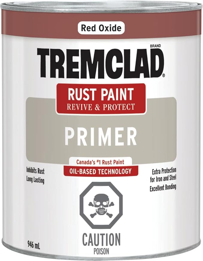 Rust Primer - Red Oxide, 946 ml