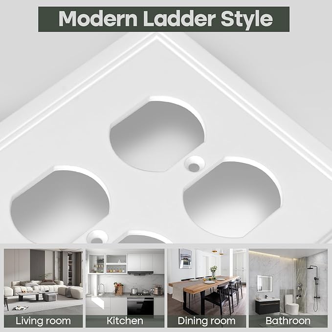 Double Duplex Outlet Cover Wall Plate White Classic Decorative Duplex Receptacle Cover Electrical Switch Plates and Outlet Covers 2-Gang Wall Plates, 2 Pack