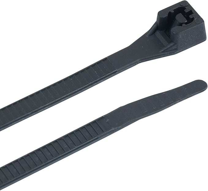 Gardner Bender 46-315UVBM DoubleLock Cable Tie, 14 Inch., 75 lbs. Tensile Strength, Wire / Cord Management Industrial and Household Use, Nylon Zip Tie, 1000 Pk., UV Resistant Black