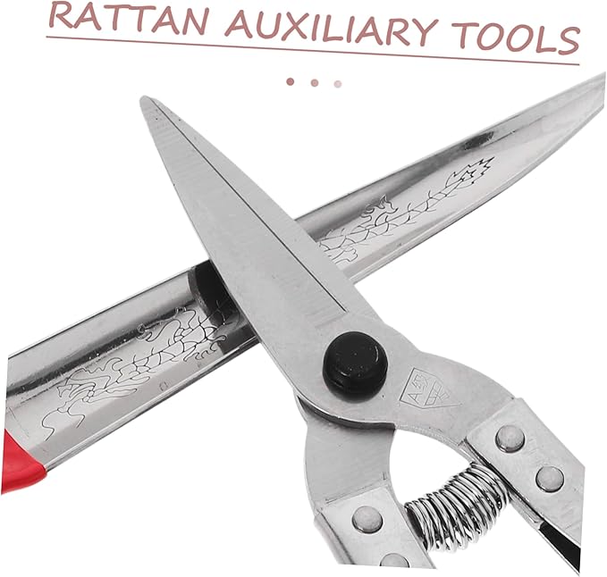 Operitacx Chair Weaving Tool 7.5 Inch Wicker and Rattan Weaving Pry Knife Scissors for Basket Making and Rattan Repair Craft Supplies