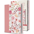 Biblia Reina Valera 1960 Letra Grande. Piel Rosada Con Flores, Tamaño Manual / S Panish Bible Rvr 1960 Large Print. Imitation Pink Leather with Flower - Paperback