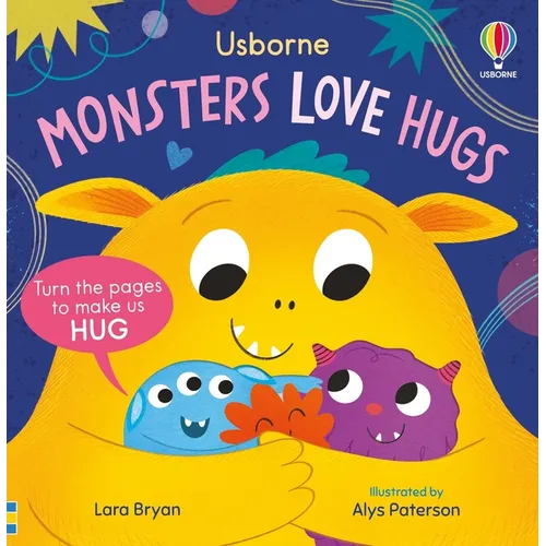 Monsters Love Hugs - Board Book