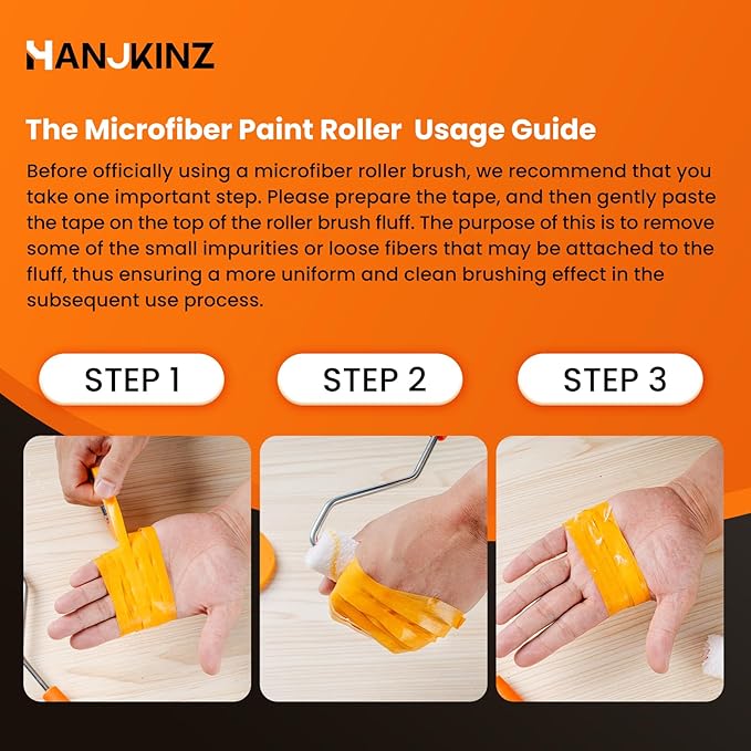 Microfiber Paint Roller 4 Inch, 40 Pack Mini Paint Roller Covers, Small Paint Rollers for House Painting with Paint Roller Frame, Wall Painting Tool