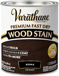 Varathane Premium Fast Dry Wood Stain | 1 Hour Dry Time | 1 Coat Color | Interior Wood Stain | Furniture, Cabinets, Doors, Trim | Quart | Kona