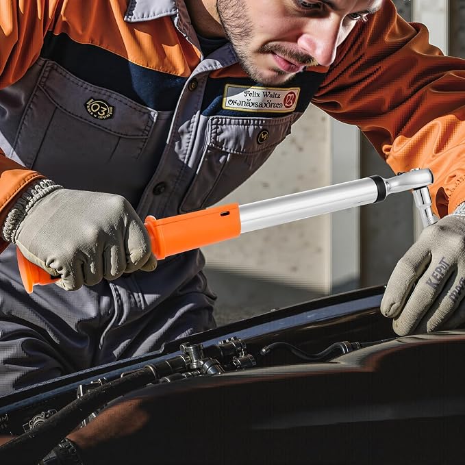 VEVOR Digital Torque Wrench 3/8 1/2 Inch Drive, 0-44.25FT.LB(0-60Nm)/0-162.26FT.LB(0-220Nm) ±2% Accuracy, Electronic Torque Wrench with Preset Mode,Vibration,Buzzer,LED Notification,5Units of Measure | 2.2-44.25Ft.Lb(3-60Nm)/8.1-162.26Ft.Lb(0-220Nm) , ...