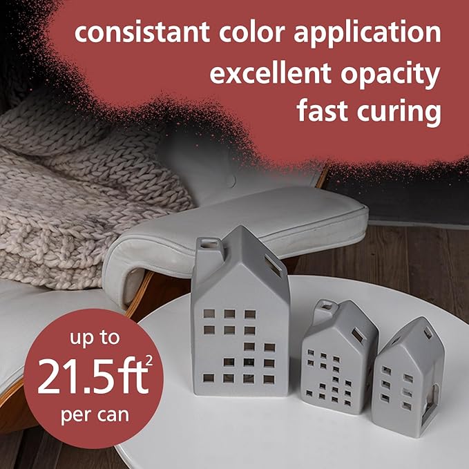 Lobster Red Spray Paint | Water based & Odorless | Eco-Friendly & Vegan | Weather & UV-Resistant | For all Substrates | Fast Dryin