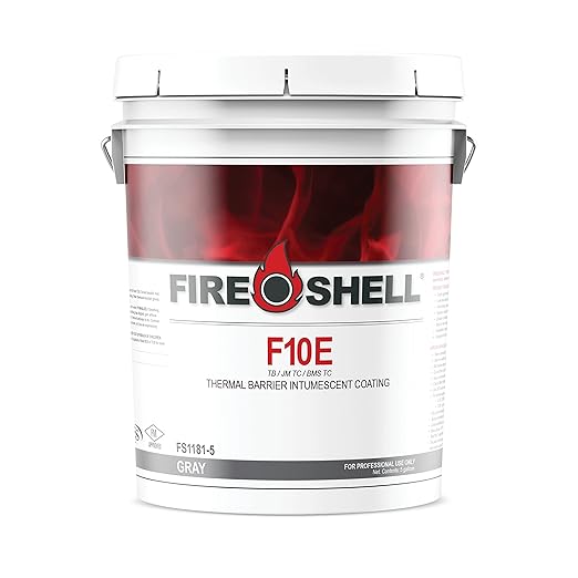FIRESHELL F10E INTUMESCENT Coating - Gray 5-Gallon