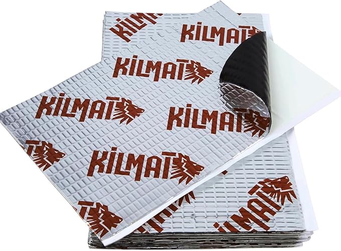 KILMAT 80 mil 18 sqft Car Sound Deadening Mat, Butyl Automotive Sound Deadener, Audio Noise Insulation and dampening