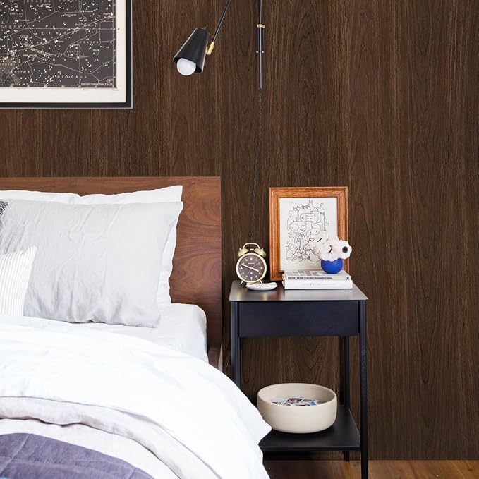Arthome Cherry Wood Contact Paper Peel and Stick Wallpaper 16.5" x240" | Covers 27.5 sq ft.,Decorative Vinyl Film for Countertop,Cabinets,Shelf,Drawer Liner,Easy to Clean Removable Wall Covering
