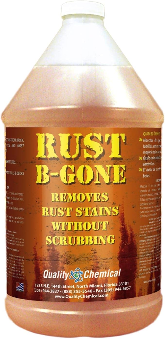 Quality Chemical's Rust-B-Gone - Rust Reformer & Neutralizer for Metal, 128 oz (Pack of 1)