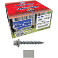 Metal Roofing Screws: (2000) 10 x 1-1/2" ABC Gray Hex Head Sheet Metal Roof Screw. Self Starting Metal to Wood siding Screws. EPDM Washer. Colored Head
