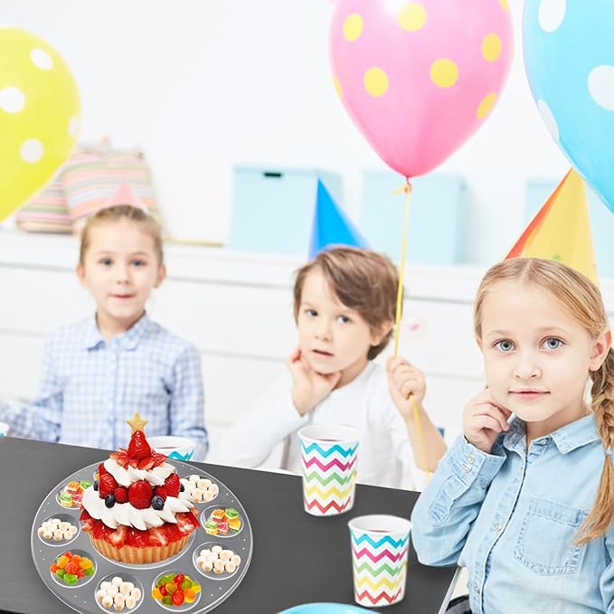 Paint Tray Palette,60pcs Paint Trays for Kids,Plastic Paint Pallet or Pupils to Painting,DIY Craft,Play Party at Home,Kindergarten or School(Clear)