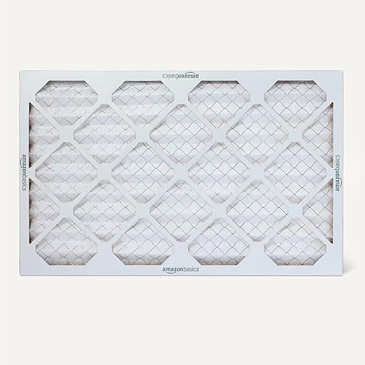 Amazon Basics MERV 5 AC Furnace Air Filter, 16x25x1 inches, 6-Pack (Actual size: 15.75" x 24.75" x 0.75")