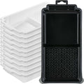 Bates- Paint Tray Liner, 4 Inches, One Plastic Paint Tray with 10 pcs Paint Pan Liners, Paint Pans Trays, Disposable Paint Tray, Paint Roller Tray Liners, Paint Trays for Painting Walls