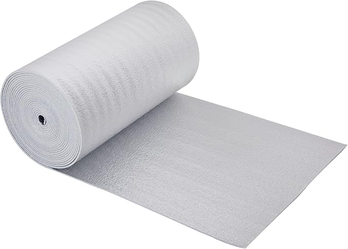SmartSHIELD -5mm 36" x50ft R17 Reflective Insulation Roll, Foam Core Radiant Barrier, Thermal Foil Insulation - FOIL / FOIL