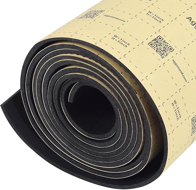 Sound Deadening Mat 197mil(5 mm) 36sqft - Car Sound Deadening Material Closed Cell Foam - Heat Insulation PE Foam Sound Deadener Material & Heat Barrier
