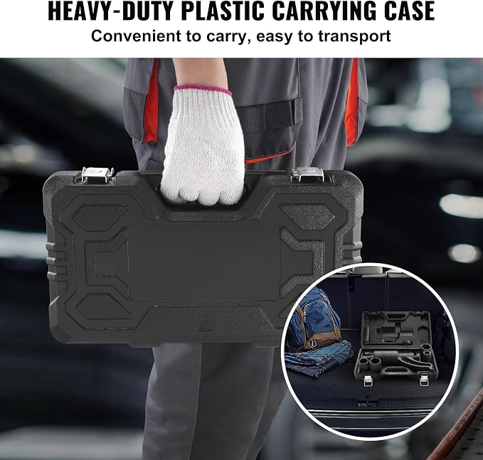VEVOR Torque Multiplier, Heavy Duty Torque Multiplier Wrench Set, 1 Inch Drive Lug Nut Wrench Torque Multiplier, 1:58 4800N.m Lug Nut Remover, with 4 Sockets and Storage Case for Truck Trailer RV