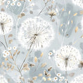 Nukofal Floral Wallpaper Peel and Stick Dandelion Wallpaper Floral Contact Paper 16.9"x118.1" Vintage Flower Contact Paper Boho Self Adhesive Removable for Bedroom Cabinets Decorative Wall Vinyl