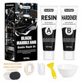 Black Tub&Tile Repair Kit – 5.6 oz Repair Kit for Bathtub, Tile, Countertop – Color-Matched for Black Porcelain, Fiberglass, Marble, Granite – Fix Cracks, Chips, Scratches – Waterproof DIY