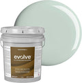 EVOLVE Interior Paint & Primer, Eggshell (Greenhouse), 5 Gallon – One-Coat Coverage, Excellent Hide, Low VOC, Low Odor, Washable Paint for Walls, Doors & Trim
