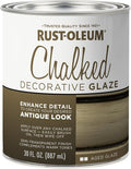 Rust-Oleum 315881 Chalked Decorative Glaze, Semi-Transparent Aged, 30 fl. oz. Packaging May Vary