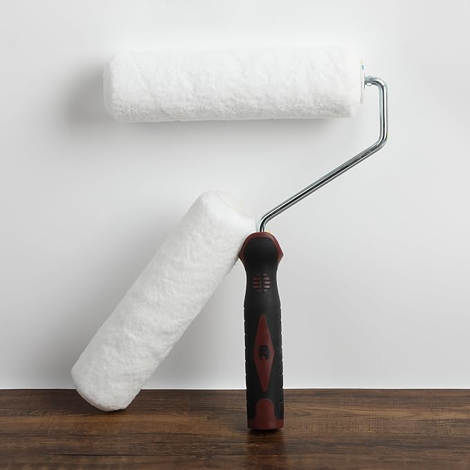Bates- Paint Roller Covers, 9", 5 Pack, White, Covers for Paint Rollers 9 Inch, 9 Inch Paint Roller Covers, Paint Roller Cover, Paint Roller Covers 9 Inch, Large Paint Roller Covers
