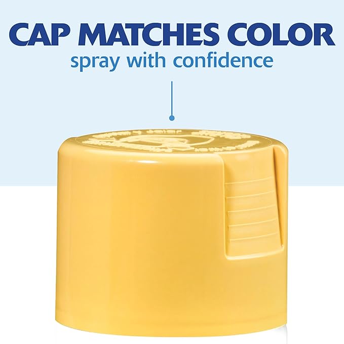 Rust-Oleum 249091 Painter's Touch 2X Ultra Cover Spray Paint, 12 oz, Gloss Warm Yellow
