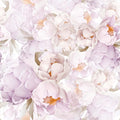 VEELIKE Lavender Pink Peonies Floral Wallpaper Vintage Floral Peel and Stick Wallpaper for Bedroom Bathroom 17.7''x118 Removable Lavender Wall Paper Self Adhesive Pink Contact Paper for Walls Cabinets