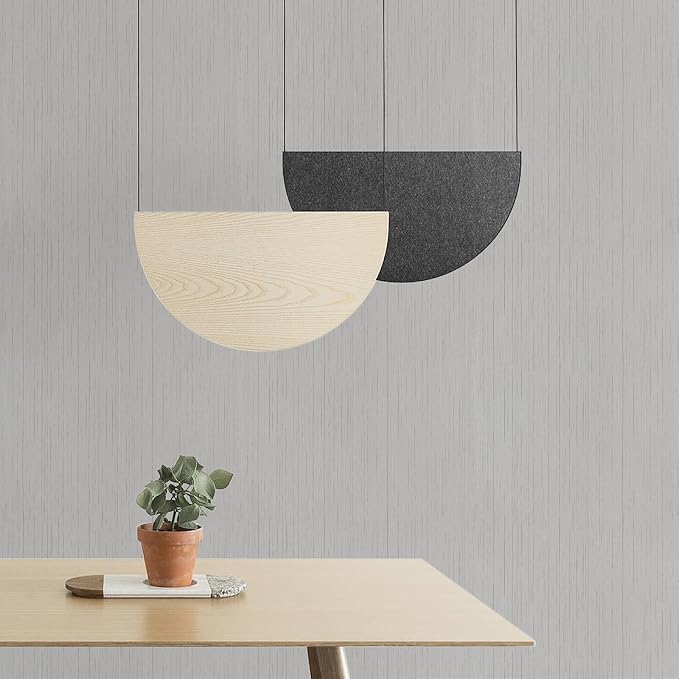 Grey Grasscloth Peel and Stick Wallpaper Vintage Texture Removable Waterproof Wallpaper for Room Walls, Cabinets, Furniture, Drawers, Desk A Set of 15.7"x300"