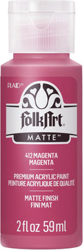 FolkArt Acrylic Paint in Assorted Colors (2 oz), 412, Magenta