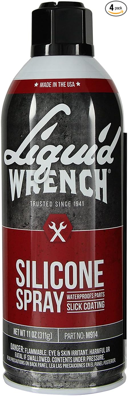 Liquid Wrench M914/4-4PK Silicone Spray - 11 oz., (Pack of 4 , package may vary)
