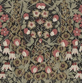 NextWall Tulip Garden Floral Peel and Stick Wallpaper (Ebony & Red Clay)