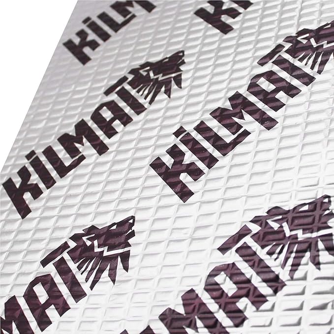 KILMAT 50 mil 50 sqft Car Sound Deadening Mat, Butyl Automotive Sound Deadener, Audio Noise Insulation and dampening